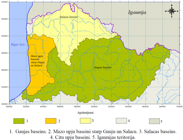 Gaujas apgabala kopskats