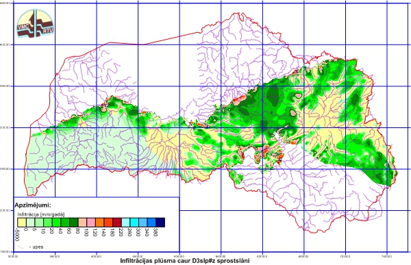 Plūsma [mm/gadā caur] D3slp#z sprostslāni